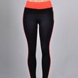 Solid Color Yoga Pants with Leg Stripe