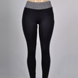 Solid Color Yoga Pants with Leg Stripe